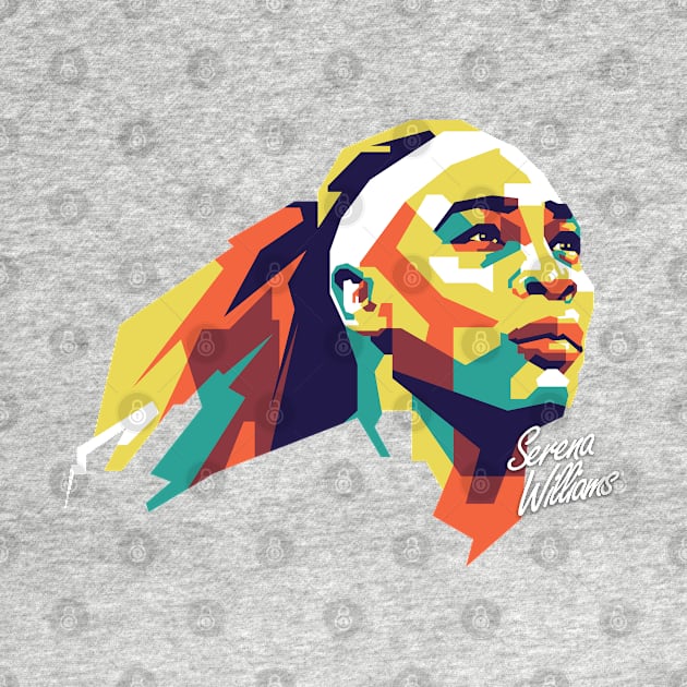 Serena Williams on wpap art #2 by pentaShop